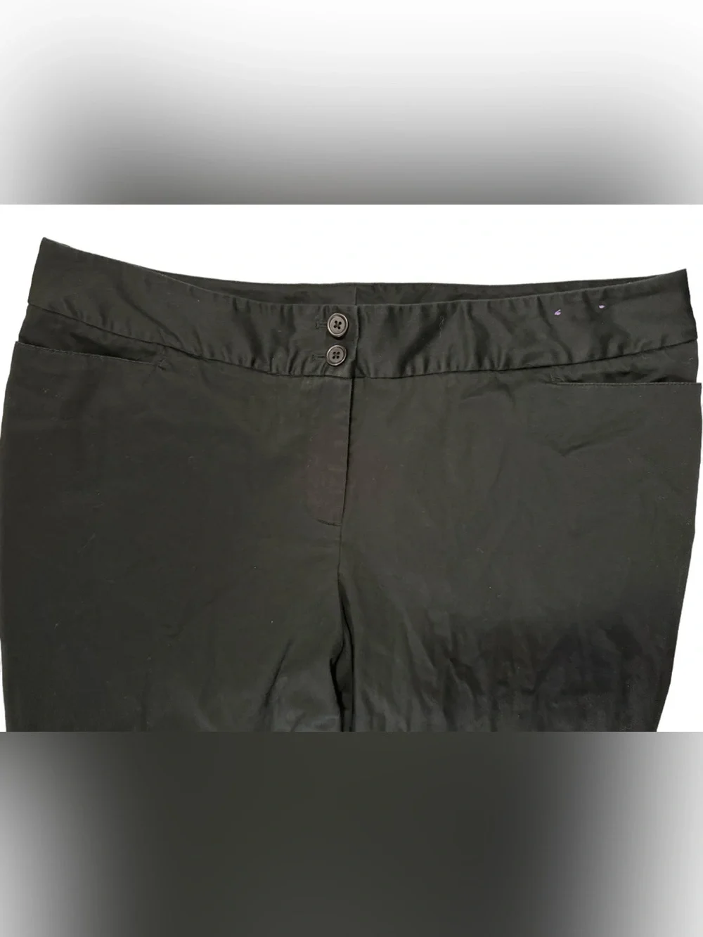 Lane Bryant Black Capri Pants, Size 20
